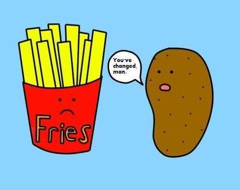 processed foods cartoon funny