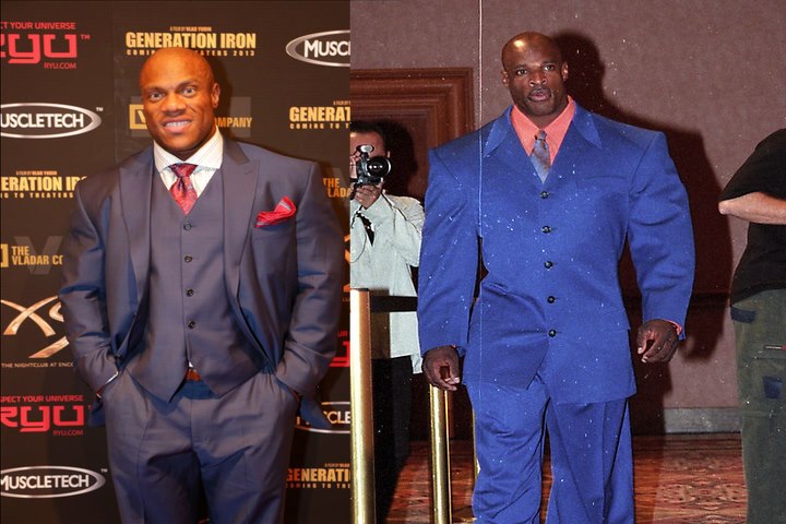 phil heath ronnie coleman suits