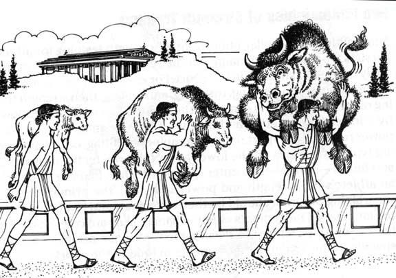 milo of croton and the calf
