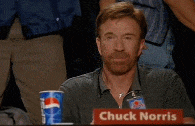 chuck norris thumbs up dodgeball gif