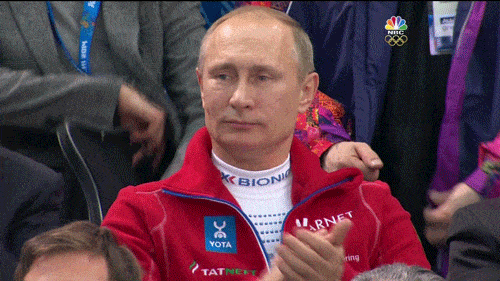 Putin Clapping gif
