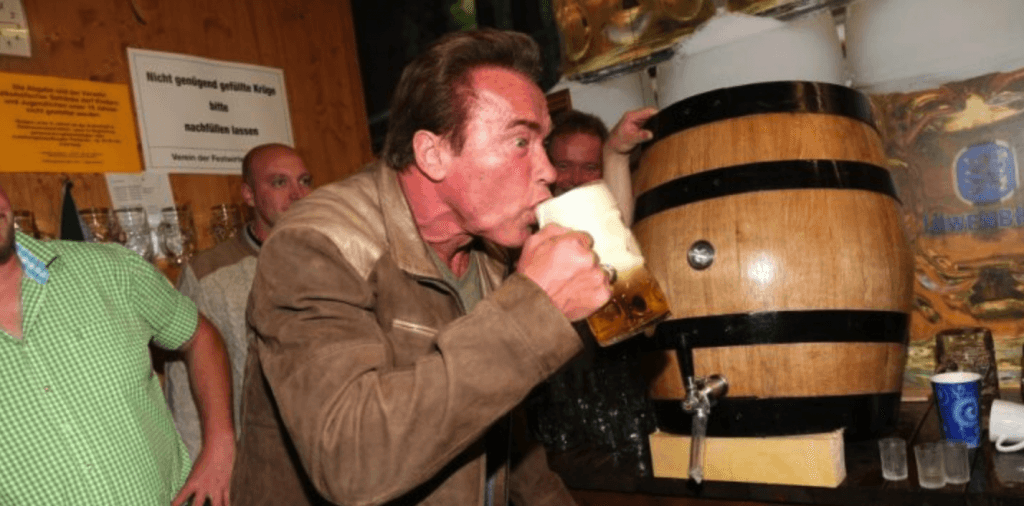 arnold schwarzenegger beer