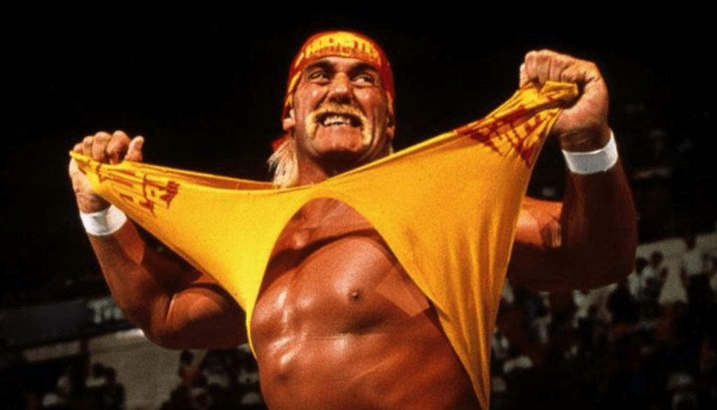 hulk hogan shirt ripped off