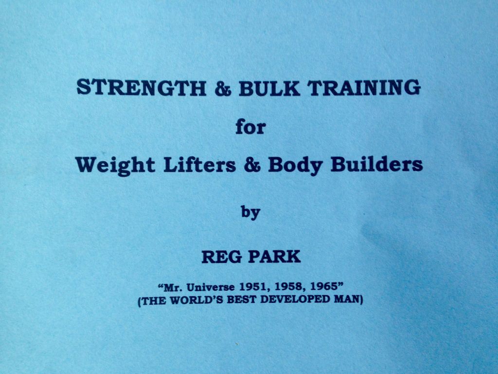 strength and bulk training for weightlifters and bodybuilders by reg park