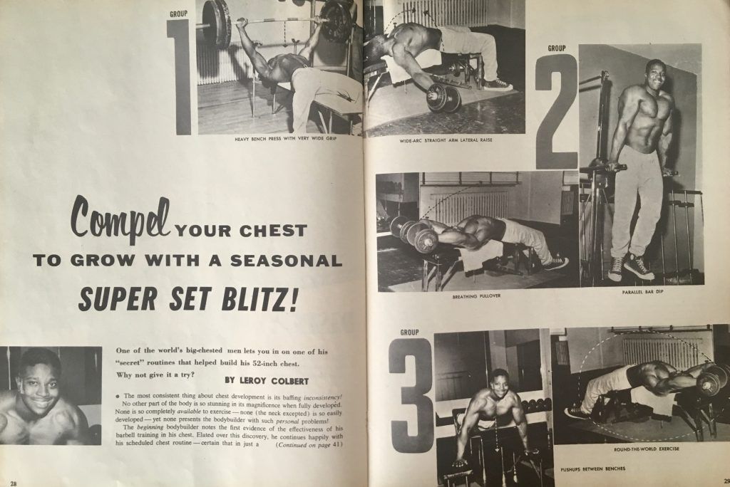 leroy colbert super set chest blitz