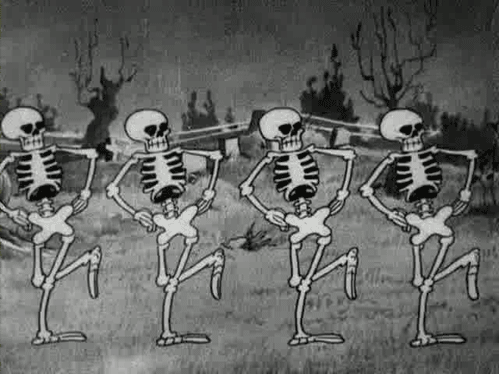 dancing skeletons gif