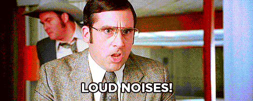 loud noises anchorman gif