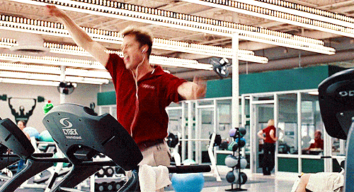 brad pitt burn after reading treadmill gif