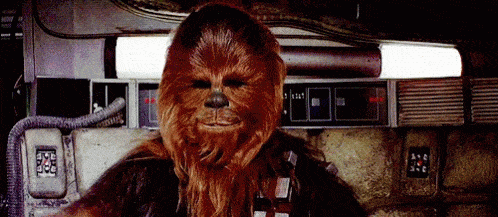 chewbacca satisfied gif