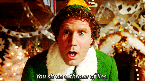 you sit on a throne of lies gif