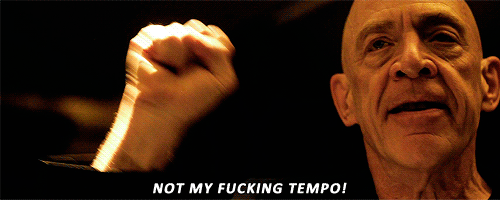 whiplash not my tempo gif
