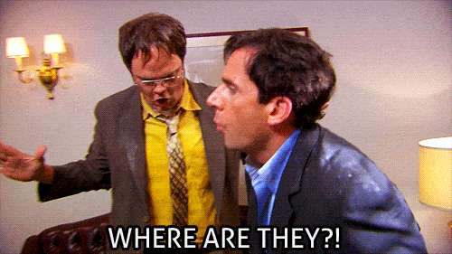 michael scott the office where are they gif